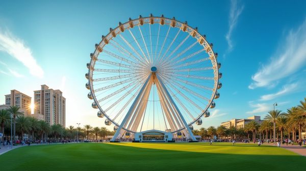 Découvrez la grande roue de dubaï : un panorama éblouissant