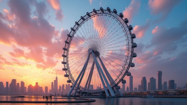 Découvrez la grande roue de dubaï : un panorama éblouissant